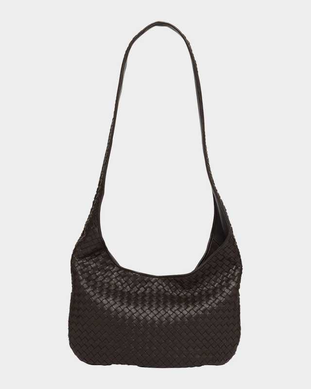 Intrecciato Leather Crossbody Bag